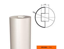 Фасадная Колонна Гладкая из пенополистирола с покрытием LEPNINAPLAST КЛВ-205/2 FULL