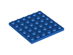 Plate 6 x 6, Blue (3958 / 395823 / 4199519)