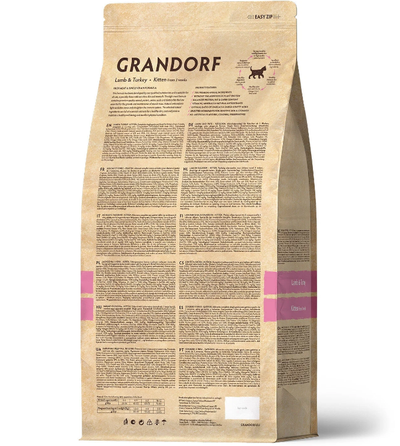 Grandorf (Грандорф) сухой корм для котят Ягненок с индейкой, 400 г