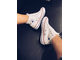 Белые Кеды Converse All Star высокие на ногах M7650 фото