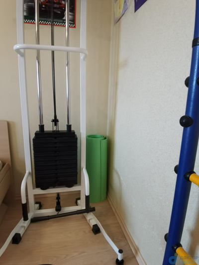 "Компакт" 60 кг со скамьей (металлические обрезиненные плиты)