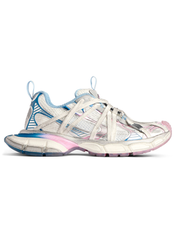 Balenciaga 3XL Extreme Lace Trainers White Grey Blue Pink