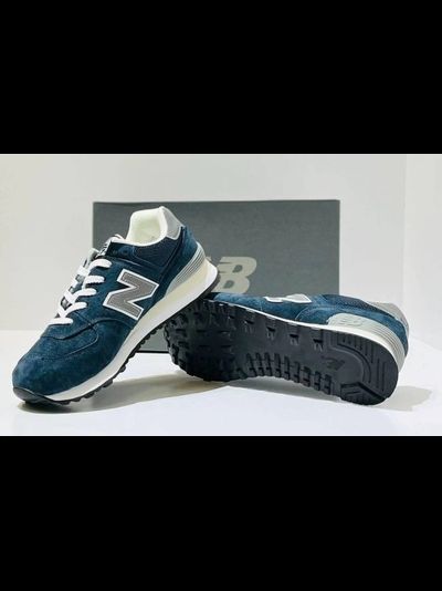 New Balance 574 Grey Navy мужские