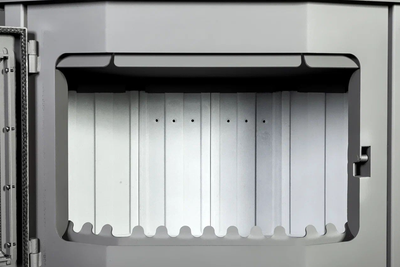 Камин Мюнхен пристенно-угловой графит / черный, Экокамин (Россия)