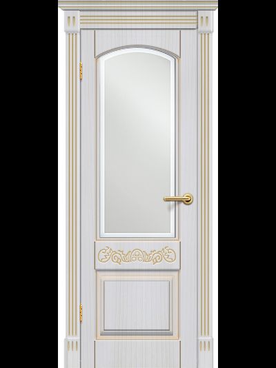 Дверь Нимфа с золотой патиной