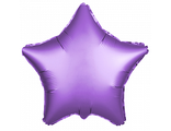 Шар (18&#039;&#039;/46 см) Звезда, Фиолетовый, Сатин, 1 шт.