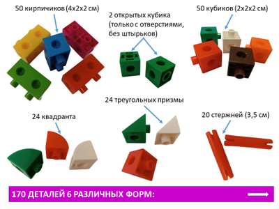 Набор для конструирования. Животные.