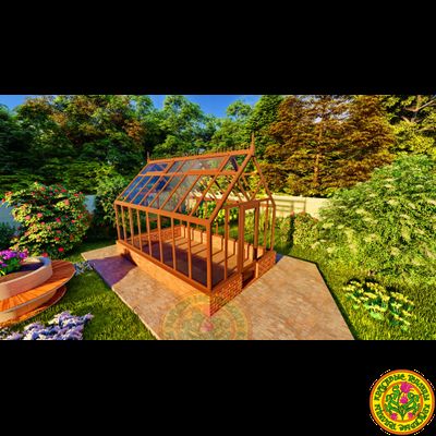 Базовая комплектация теплицы ЧЕСТЕРФИЛД ИДЕАЛ размером 5000 х 3000мм.