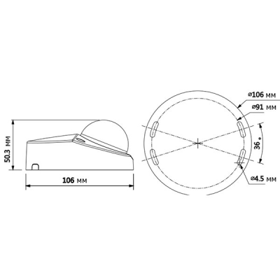 DH-IPC-HDPW1220FP-S-0280B IP камера Dahua