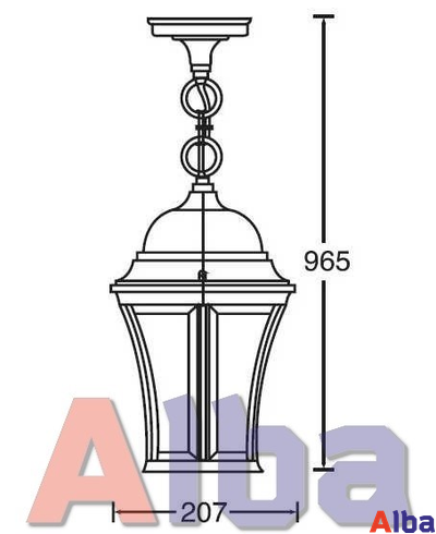 Astoria 305 L BG Парковый светильник