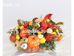 композиция из искусственных цветов фрукты ОФ-001