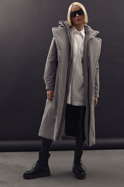 Парка Zhilet Серая