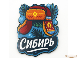 магнит цветной шапка ушанка Новосибирск