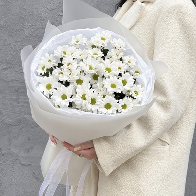 Букетик из 7  хризантем