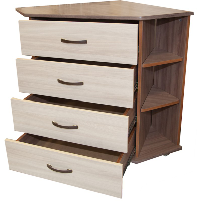 Комод угловой большой (Бр)