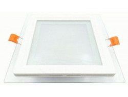 Светильник встраиваемый Ecola даунлайт 9W 6500K Квадрат Стекло подсветка 6K 120x35 DJRD90ELC