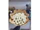 Классический букет из 5 белых кустовых хризантем Баккарди