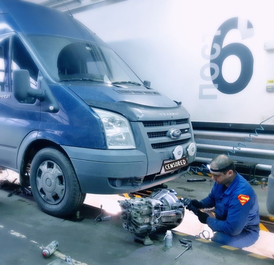 ЗАМЕНА КПП ФОРД ТРАНЗИТ 