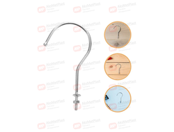 8000 Крючок навесной для манекена с гайкой d=3.2 мм