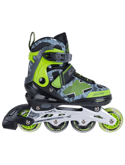 Роликовые коньки Tech Team Azart зеленый