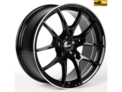 Комплект дисков R19 8,5J ET+35 5*114,3 RAYS IVF-691-DS345 Черный с полированным ободом (81920)