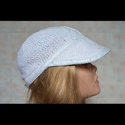 Белая бейсболка женская Vizio Италия 5703 MV