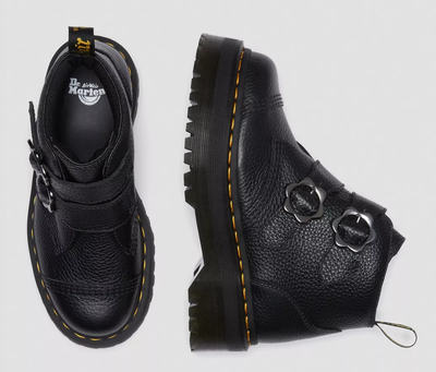 Ботинки Dr Martens Devon Flower Buckle Leather Black