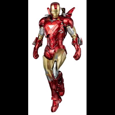 Железный Человек (Iron Man) - Коллекционная фигурка 1/12 SCALE The Infinity Saga DLX Iron Man Mark 6 (3Z05000C0) - Threezero