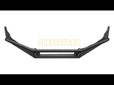 Передний силовой бампер серии Туризм на Mitsubishi Pajero Sport II 2008-2013 (02.030.01)
