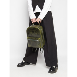 Женский кожаный рюкзак Albiate dark green (арт. 
3103-11)