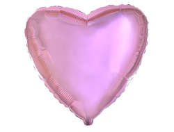 Фольгированное сердце 32" розовое