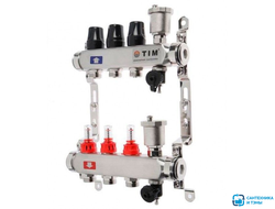 Коллекторная группа KCS5003 с расходомерами 3 контуров