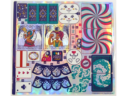 Sticker Sheet for Set 41685, Iridescent Mirrored - 77528/6338032, n/a (41685stk01)