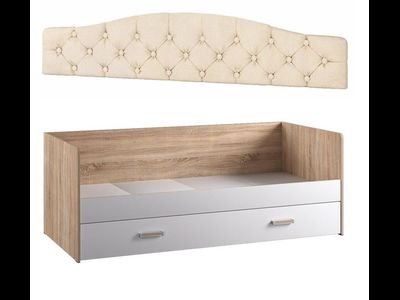 Кровать-тахта Бланка с мягкой спинкой (ТЭКС)