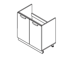 Кухонный шкаф Равенна Фиеста Н80м