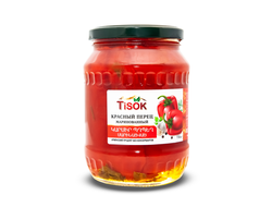 Перец красный маринованный 730 гр.