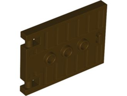 Door 1 x 5 x 3 with 3 Studs and Handle, Dark Brown (93096 / 6349697)