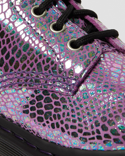 Ботинки Dr. Martens 1460 PASCAL SNAKE METALLIC  женские