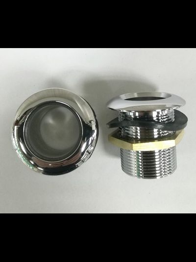 Держатель врезной ручной лейки на борт ванны 01 пластик металл под отверстие в ванне 26 или 30 мм