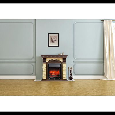 Электрокамин Dublin AO сланец с очагом Fobos RC