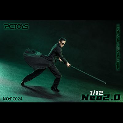 Нео (Киану Ривз, "Матрица") - КОЛЛЕКЦИОННАЯ ФИГУРКА 1/12 Neo 2.0 (PC024) - PCTOYS
