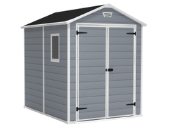 Сарай "Манор 6x8DD" (размеры 177х230 см) серого цвета