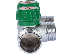 Коллектор регулирующий STOUT 1", 2 отвода 3/4" ЕК (Арт. SMB-6850-013402)