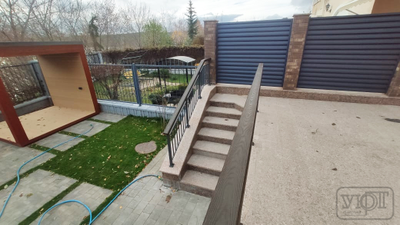 уличное ограждение на террасу