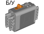 ! Б/У - Electric 9V Battery Box 4 x 11 x 7 PF with Orange Switch, Light Bluish Gray (59510) - Б/У