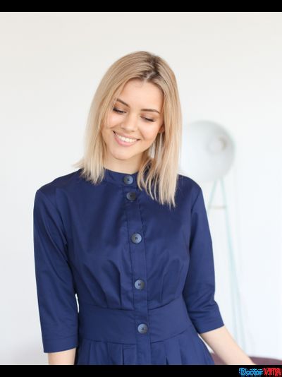 ПЛАТЬЕ DOCLIKE DL319 синие