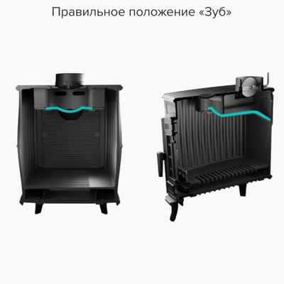 Печь-Камин отопительно варочная Маэстро до 250 м3