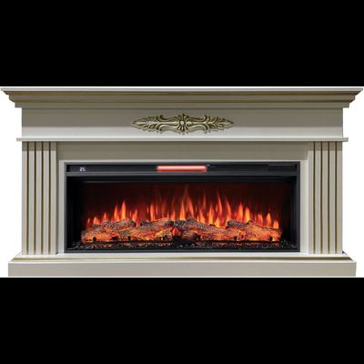 Линейный электрокамин Bergamo WTG с очагом Joker 45