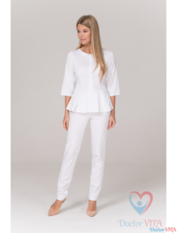 Жакет медицинский Dr.Super "Kelly" белый