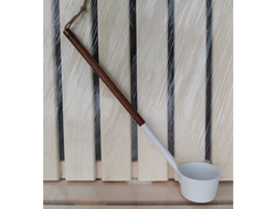 Черпак алюминиевый (белый) 0,2 л